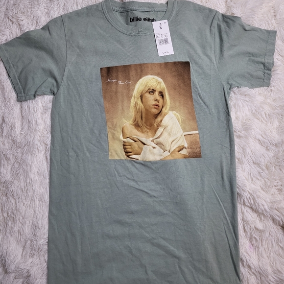 Target Green Billie Eilish Tshirt 